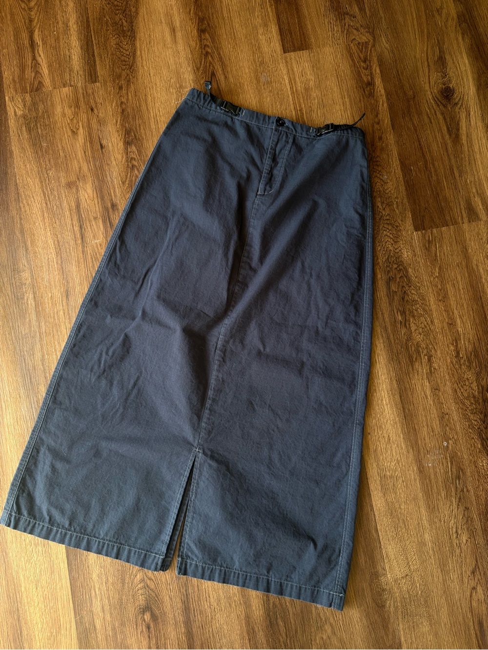Modrobes Vintage Y2K Granola Girl Gorpcore Navy Maxi Skirt XS/S